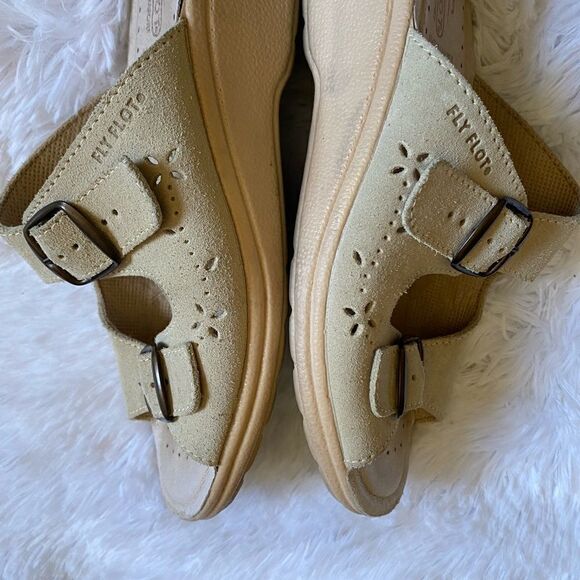 Fly Flot Sandals Buckle Comfort Shoes Slip On Women’s Size 40 US Size 9 - Picture 6 of 14